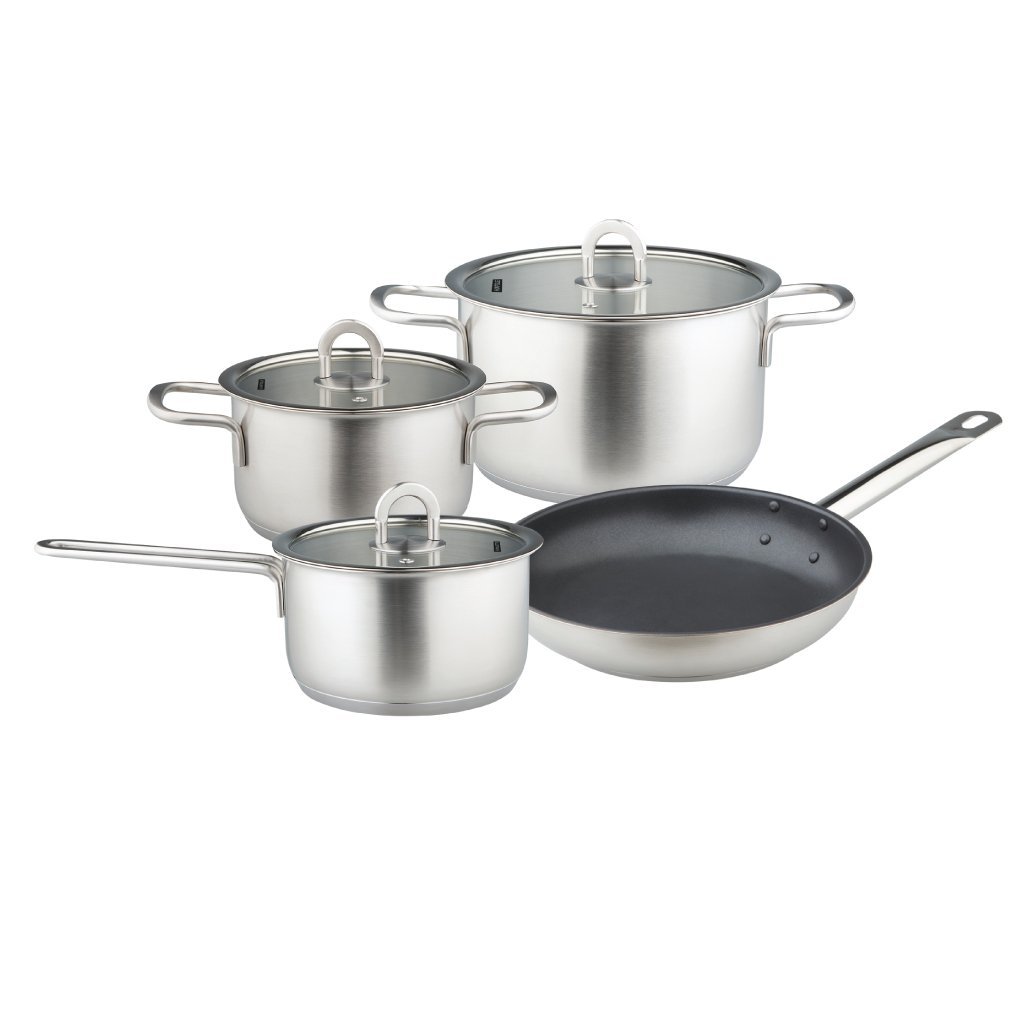 noi 3 Bộ nồi & chảo bếp từ, 2 nồi, 1 nồi tay cầm và 1 chảo - Ảnh 1