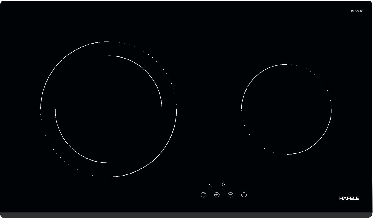 02755480_0 Bếp điện Hafele 2 vùng nấu HC-R772D - Ảnh 1